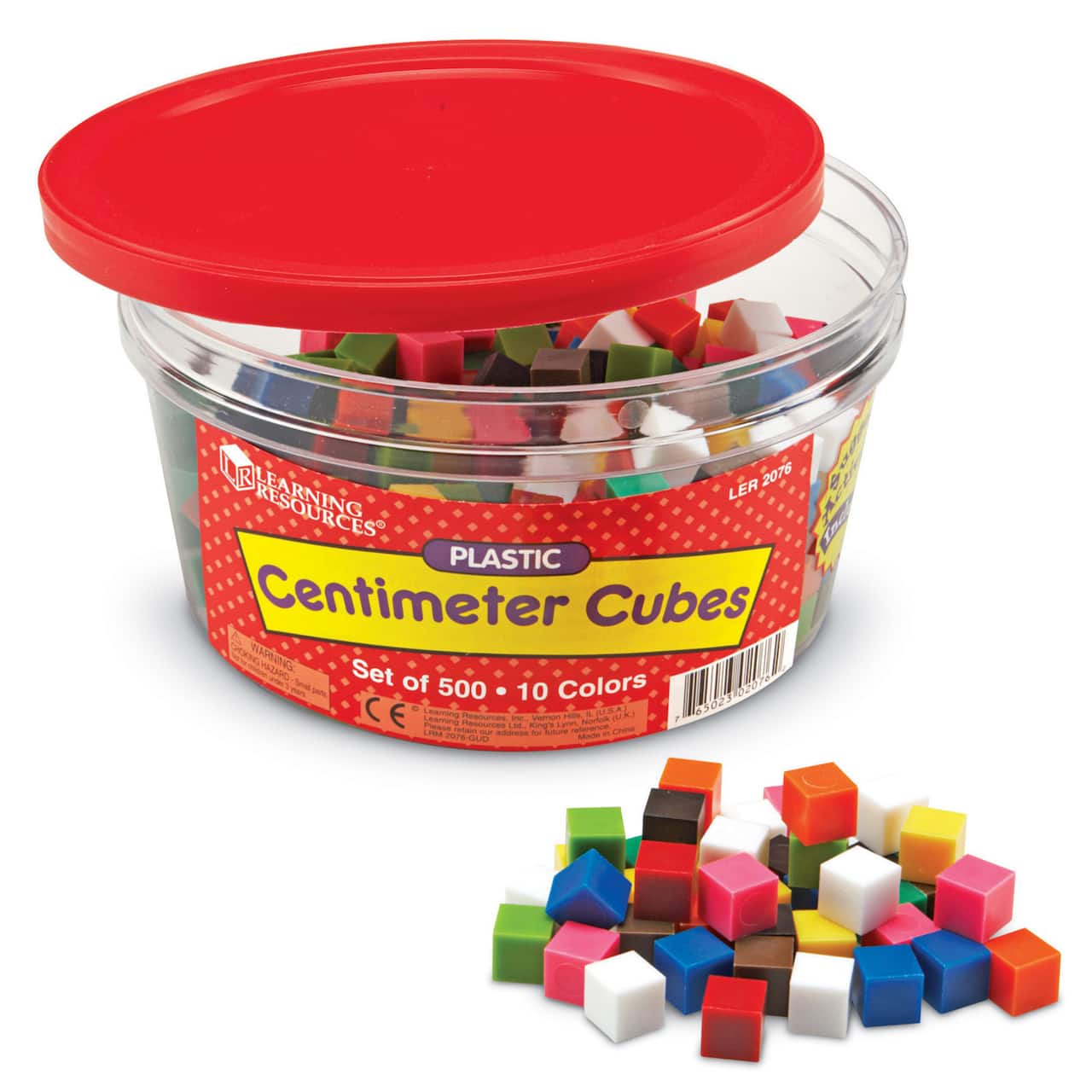 Learning Resources&#xAE; Centimeter Cubes, 500 Pack